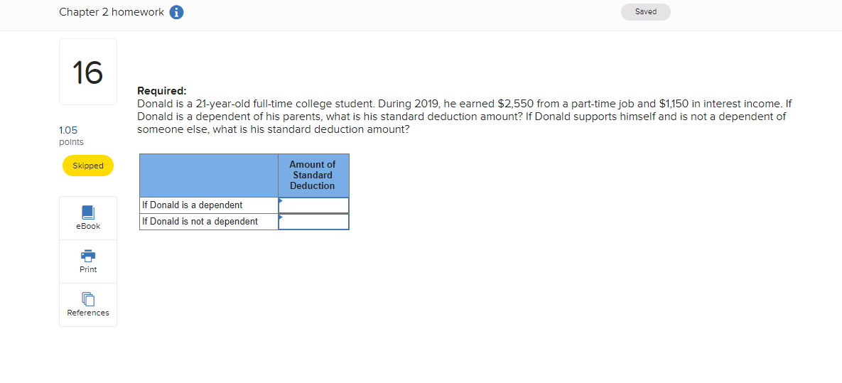 return, have taxable income of $23,582. d. Married taxpayers, who file a
