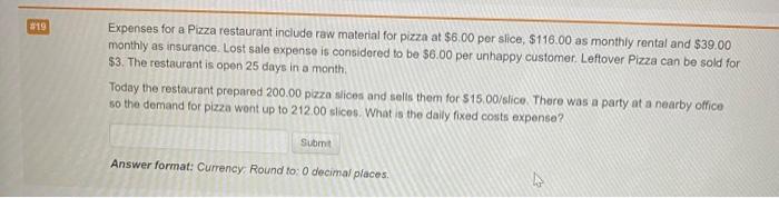 restaurant sel a a moneh fo break. overt Soivion: 10x=(700+50j=8x x=30 You