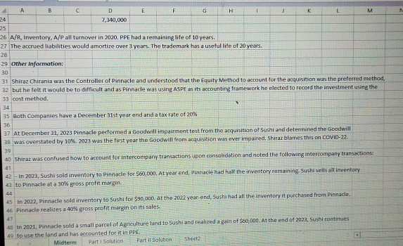 J 1 2 3 4 On March 1st 2020, Pinnacle made an