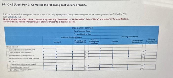 10-1, 10-3, 10-6) [The following information applies to the questions displayed below]