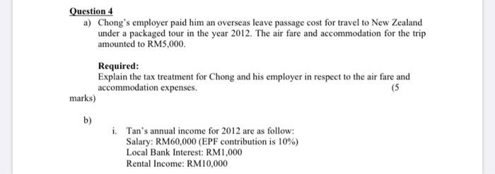 for RM80,000. The purchase was financed by a bank loan. He did