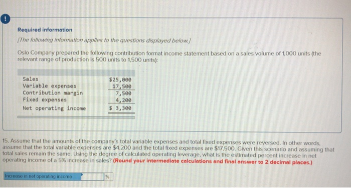 information applies to the questions displayed below/ Oslo Company prepared the following