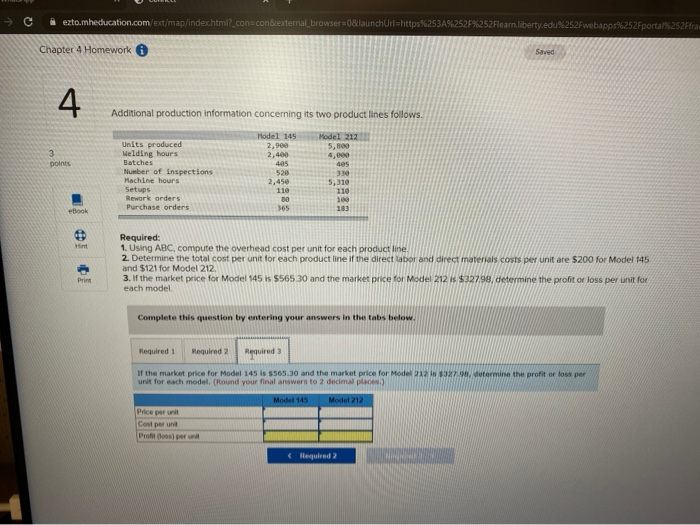 Finishing Welding Inspecting Rework Overhead Cost $ 473,850 357,736 409,400 $1,231,966 $321,280