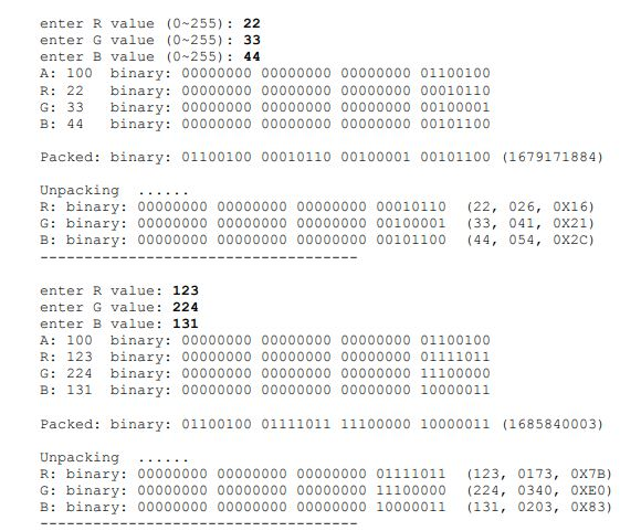 B value (0~255): "); scanf("%d",&b); while(! (r 3.1 Specification A digital image