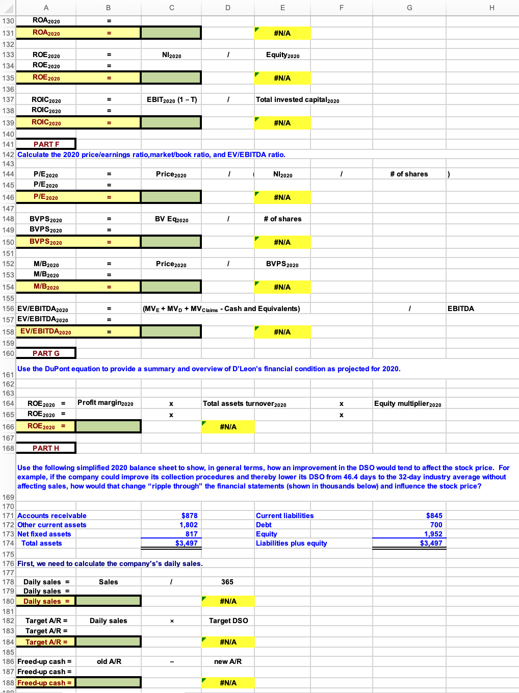 12 Accounts receivable 13 Inventories 14 Total current assets 15 Net fixed