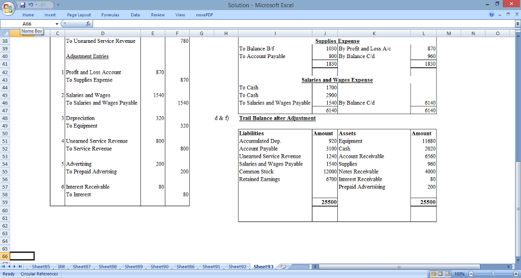 the account balances of B&B Repair Services. Debits Credits Cash $ 6,040