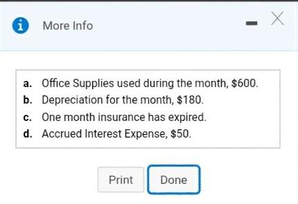 paying cash. 1 Paid $2,400 for a eight-month insurance policy starting on