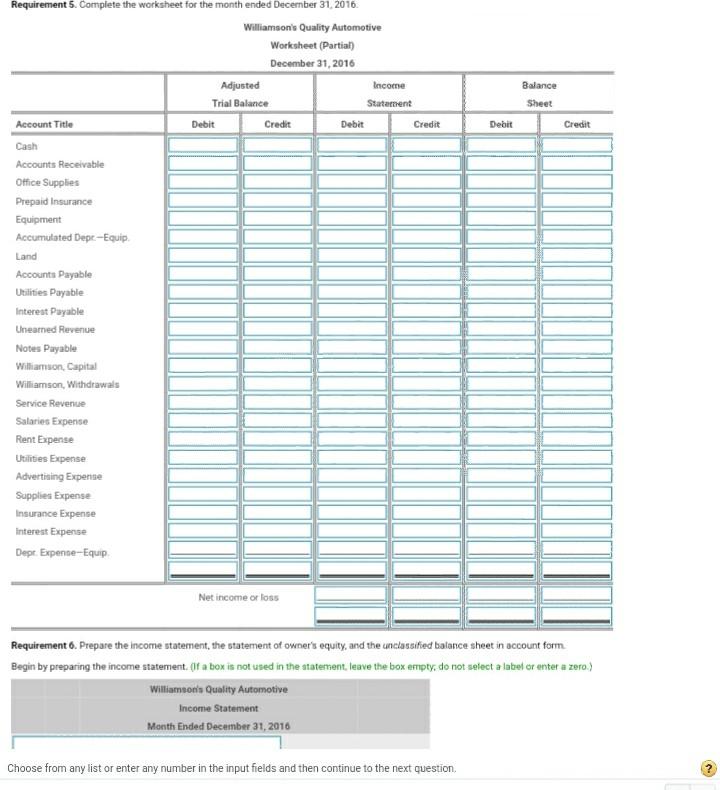 for auto screening services to be performed next month. 31 Williamson withdrew