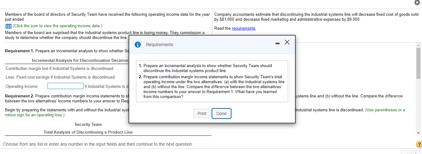 of goods sold rative expenses by $9,000. Members of the board of