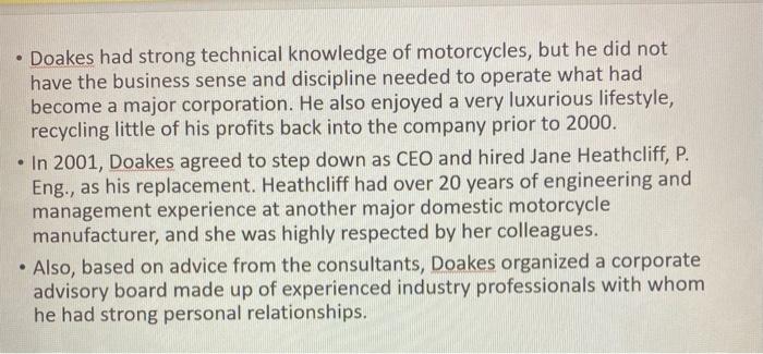 into sections describing a) Liquidity, b) Asset Management, c) Long term debt