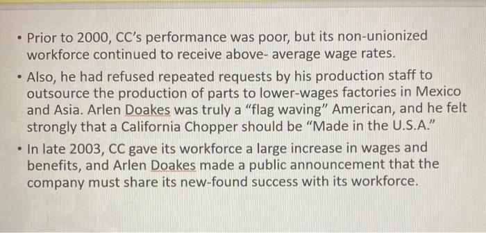 paying ability d) Profitability e) Recommendations Prepare the following exhibits for 2000-2005