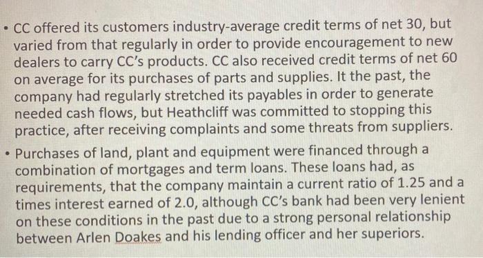 Ratio tables incorporating only the ratios for which the industry averages are