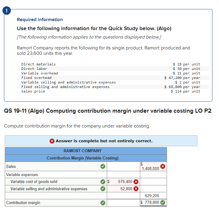  ! Required information Use the following information for the Quick Study