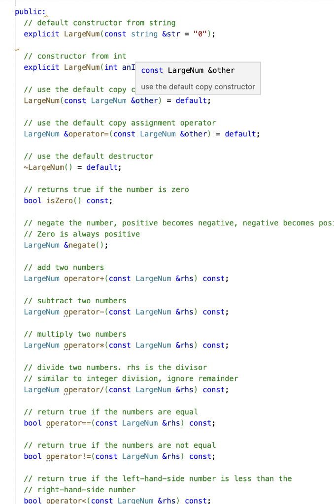 with the started code by clicking on . Do not change the