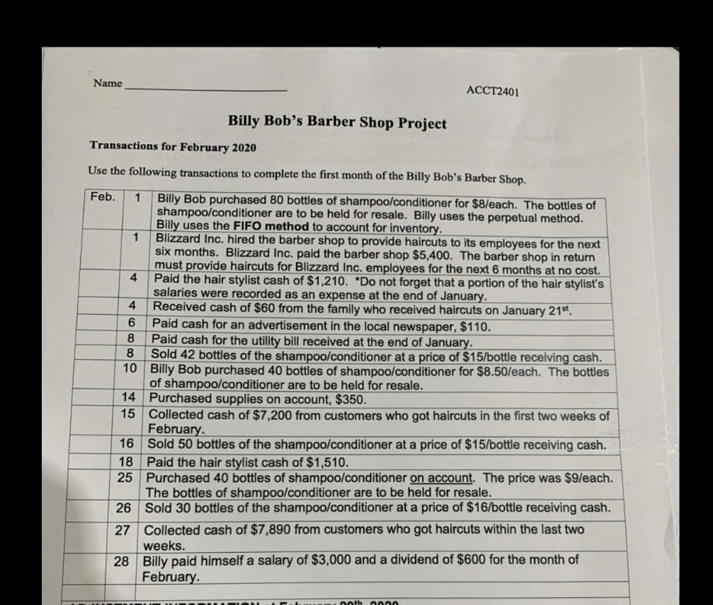 $5,400.00 $3,300.00 1 PREPAID INSURANCE CASH 106 101 $3,300.00 $110.00 2 ADVERTISING