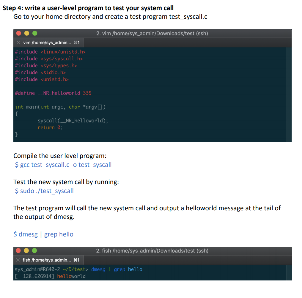 Please show the original kernel source code without any modification and the
