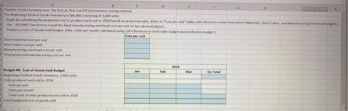 is $34 per unit Prepare a sales but 2018 Budget #1: Sales