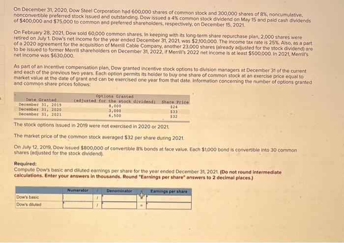 Please help! need the steps to walk through this one On December