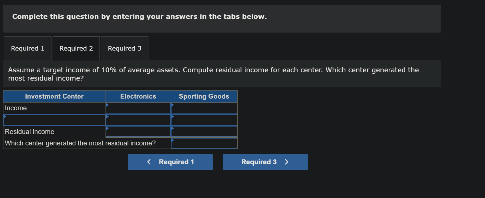 [The following information applies to the questions displayed below.] Megamart provides the