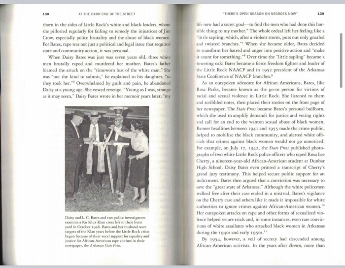 the "thingification" of white supremacy. By walking hundreds of miles to protest