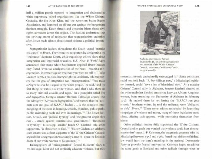 humili ation and testifying publicly about physical and sexual abuse, African Americans--mostly