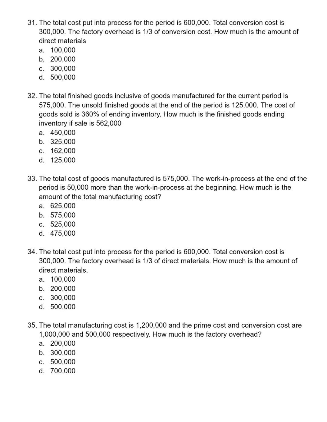 FORM OF ALTERATION ON YOUR ANSWERS WILL BE CONSIDERED WRONG (1pt each)