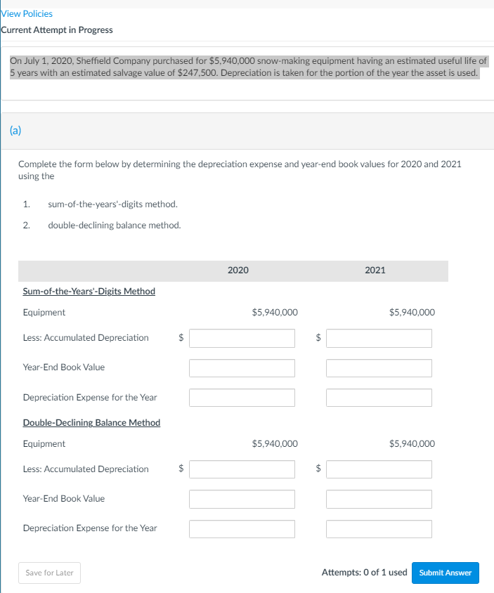  View Policies Current Attempt in Progress On July 1, 2020, Sheffield