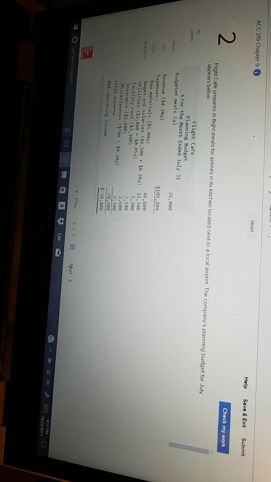 Follow instructions on screen Help Save & Exit Submit ACC 219