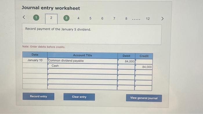 31) follow. The following transactions and events affected its equity during the