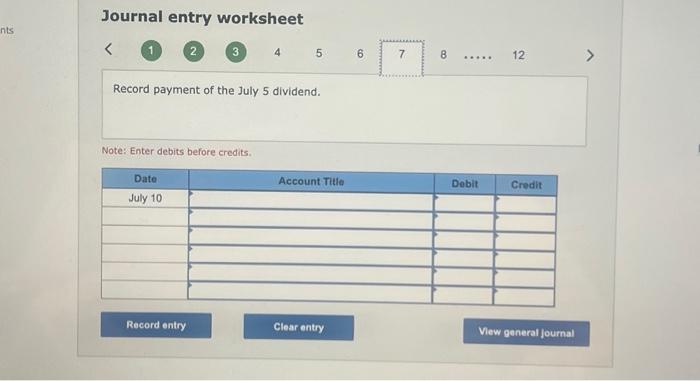 31 Declared a 20s stock dividend when the stock's market vatue was