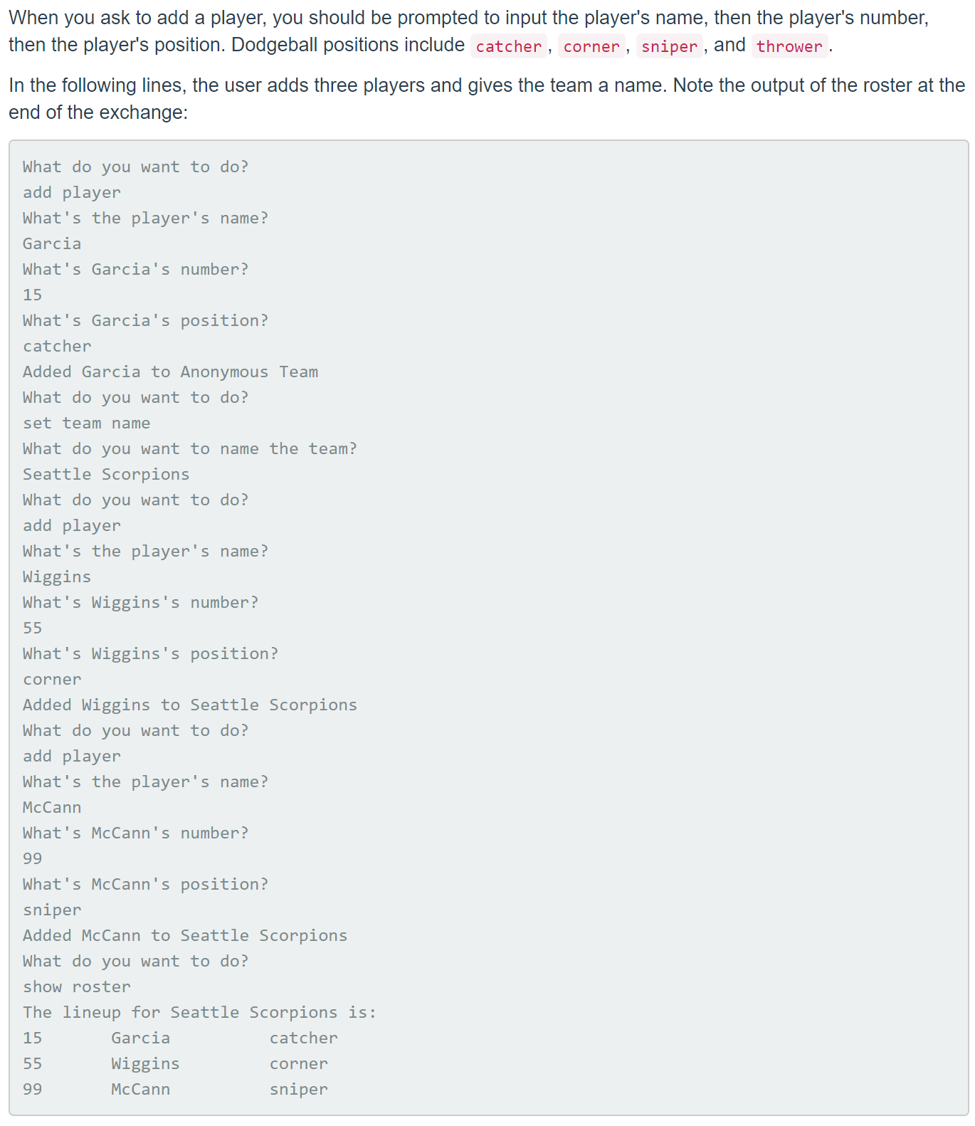 inputs the word done. The following interactive lines should be regarded as