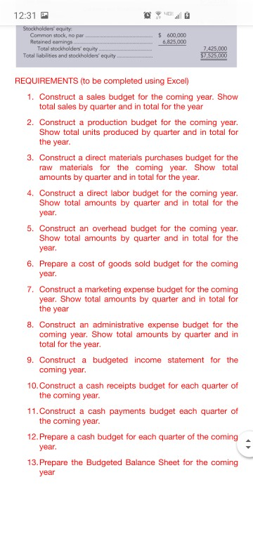 20x1: Quarter 1 Quarter 2 Quarter 3 Quarter 4 Units 2.000.000 6.000.000