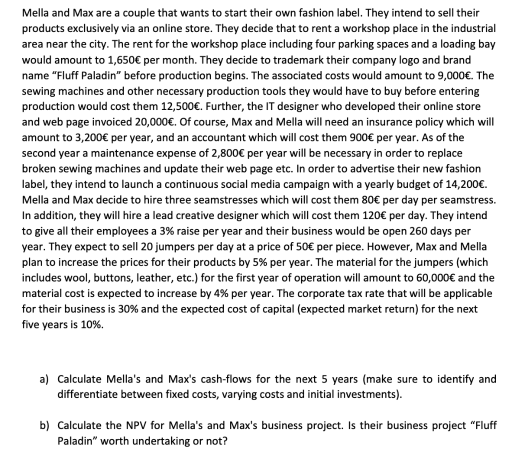 Please help me with this question I'm stuck!! :'(( Mella and