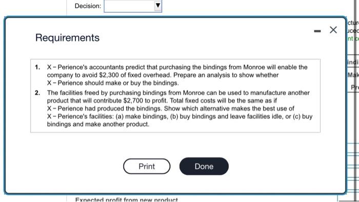 each. X-Perience would pay $2 per unit to transport the bindings to