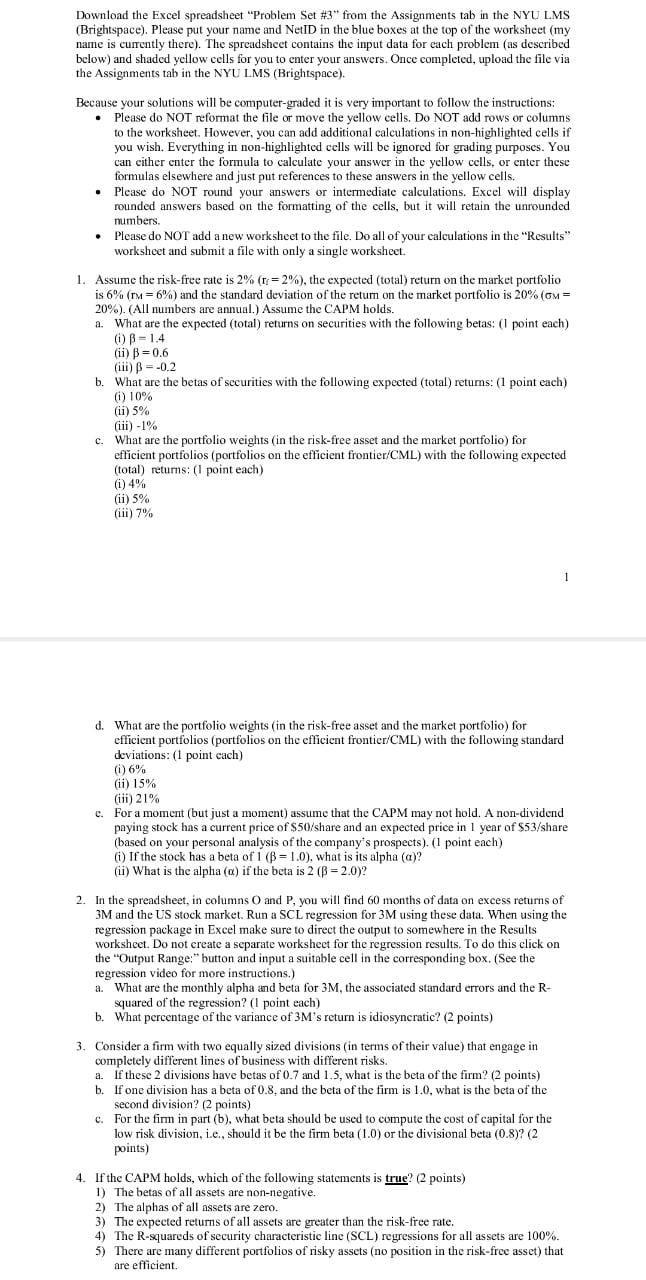 11 Q1 2% 12 6% 13 20% 14 15 beta 16 1.4