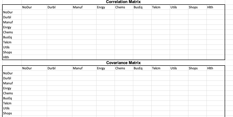 worksheet "Estimation" . Please make sure that you annualize both the returns