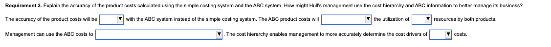 test-hours. c. Setup costs, $385,000. These costs are allocated to HT and