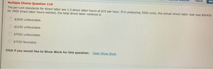 2 pounds at $5 per pound. Last month, 9800 pounds of direct