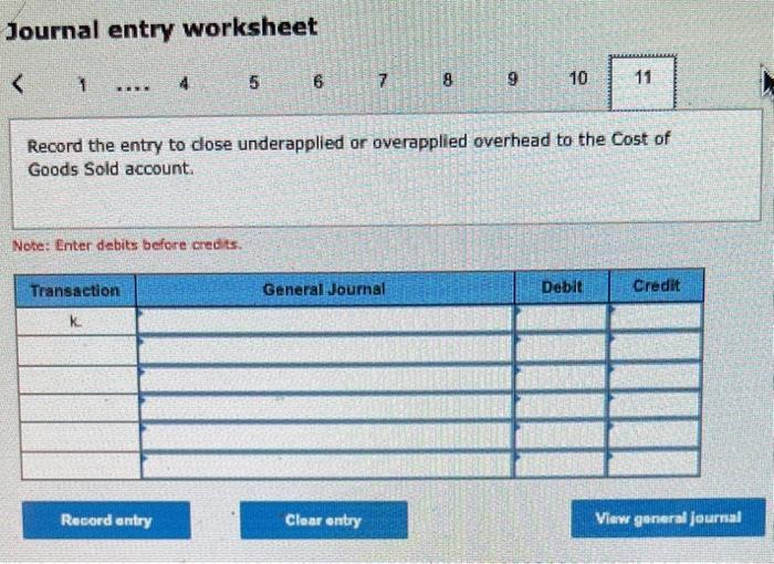 used (and paid in cash) and assigned to Factory Overhead. f. Overhead