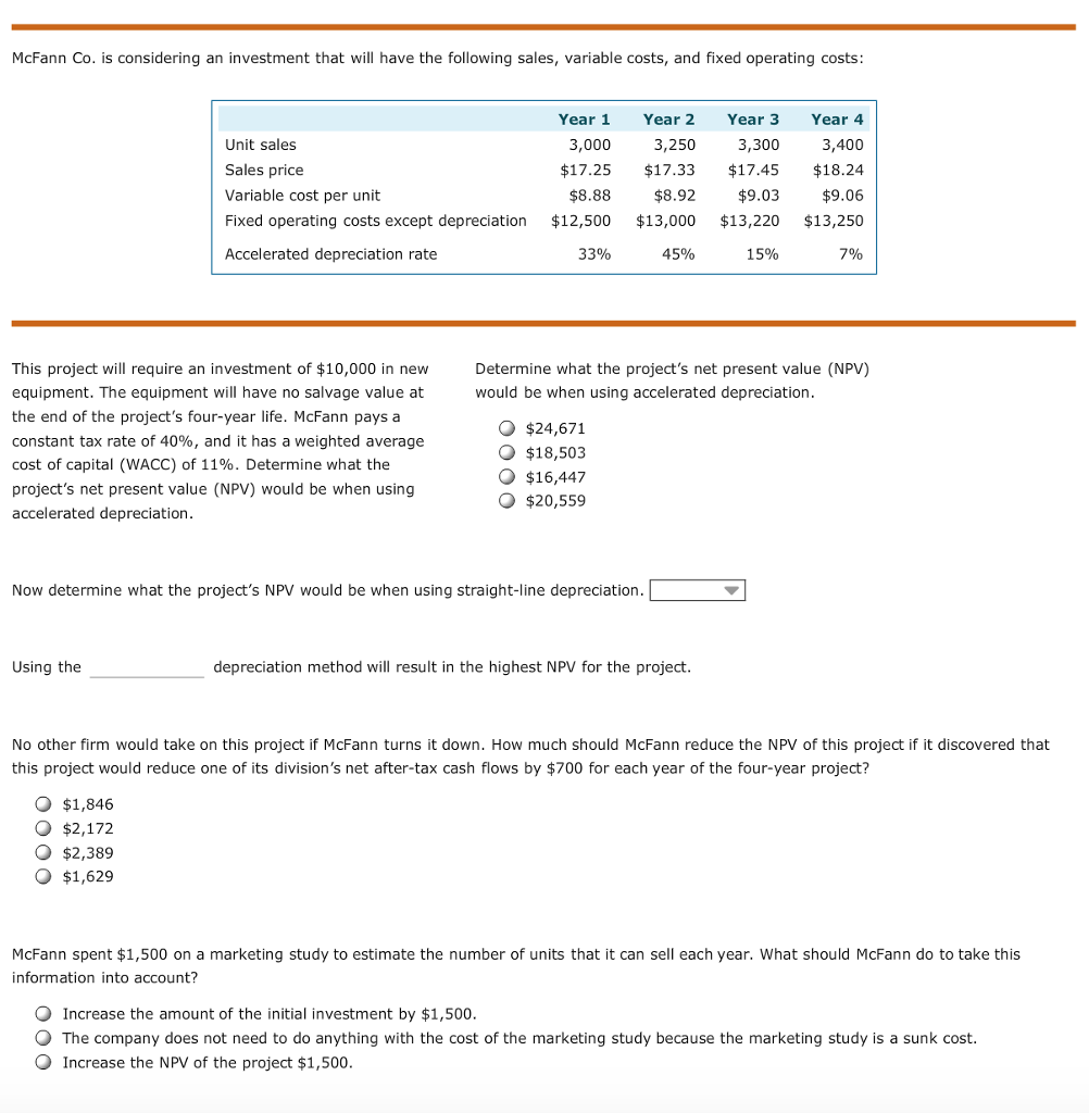 Please Please help me. I really appreciate it! McFann Co. is considering
