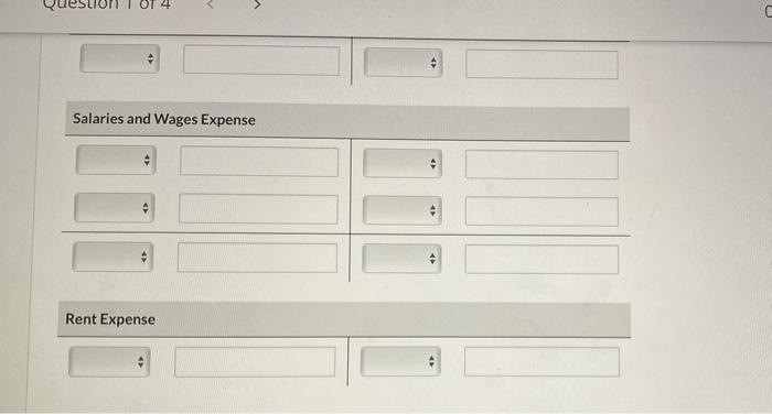 on account $940. Paid $3,420 cash for employees' salaries. Billed customers $4,440