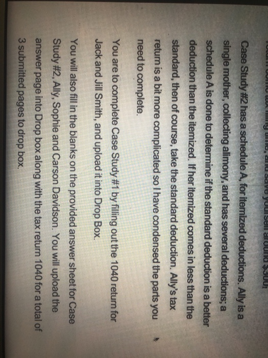  gullo, u save yoursell around $300 Case Study #2 has a