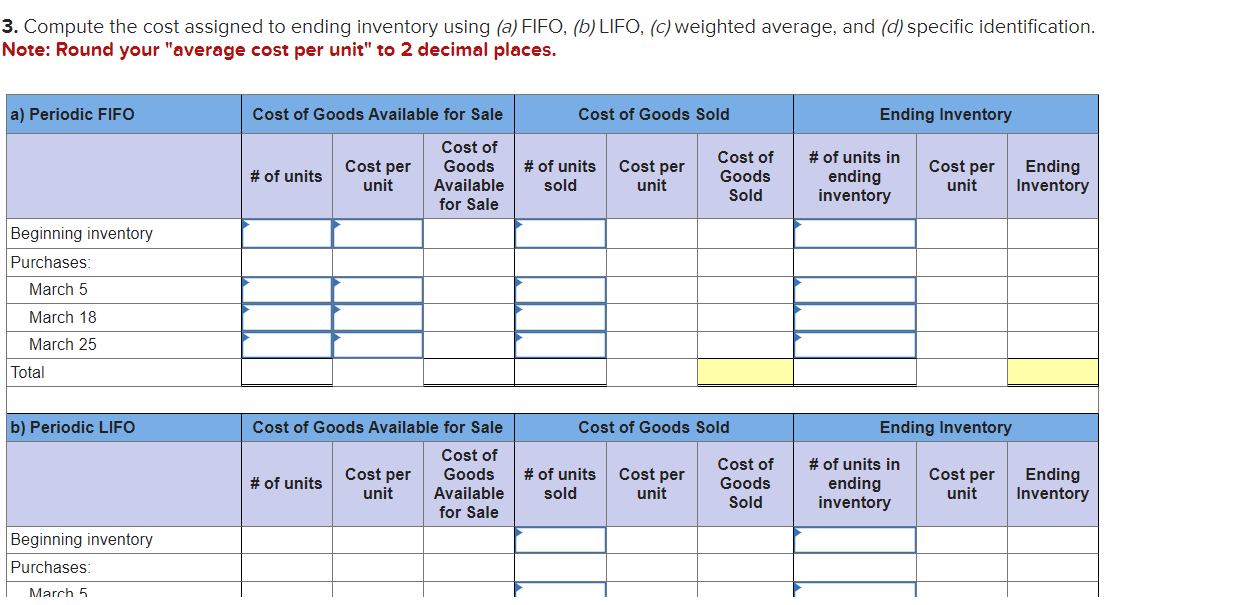  Required information Problem 5-1A (Algo) Periodic: Alternative cost flows LO P1