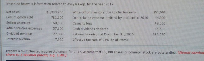  Two pictures are for the same exercise. a multiple step income
