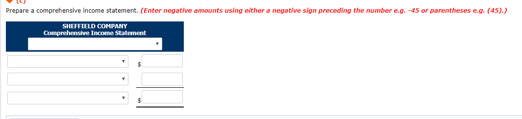 sign preceding the number e.g. -45 or parentheses e.g. (45).) Exercise 5-10