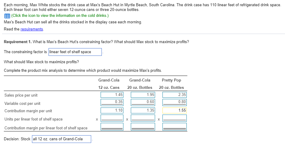  Please help, I am stuck with this problem. Each morning, Max