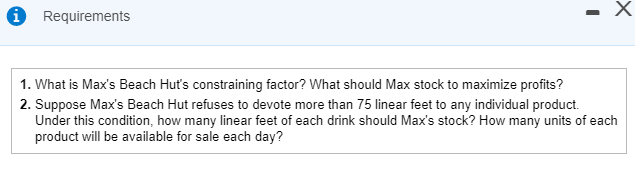 space. Each linear foot can hold either seven 12-ounce cans or three