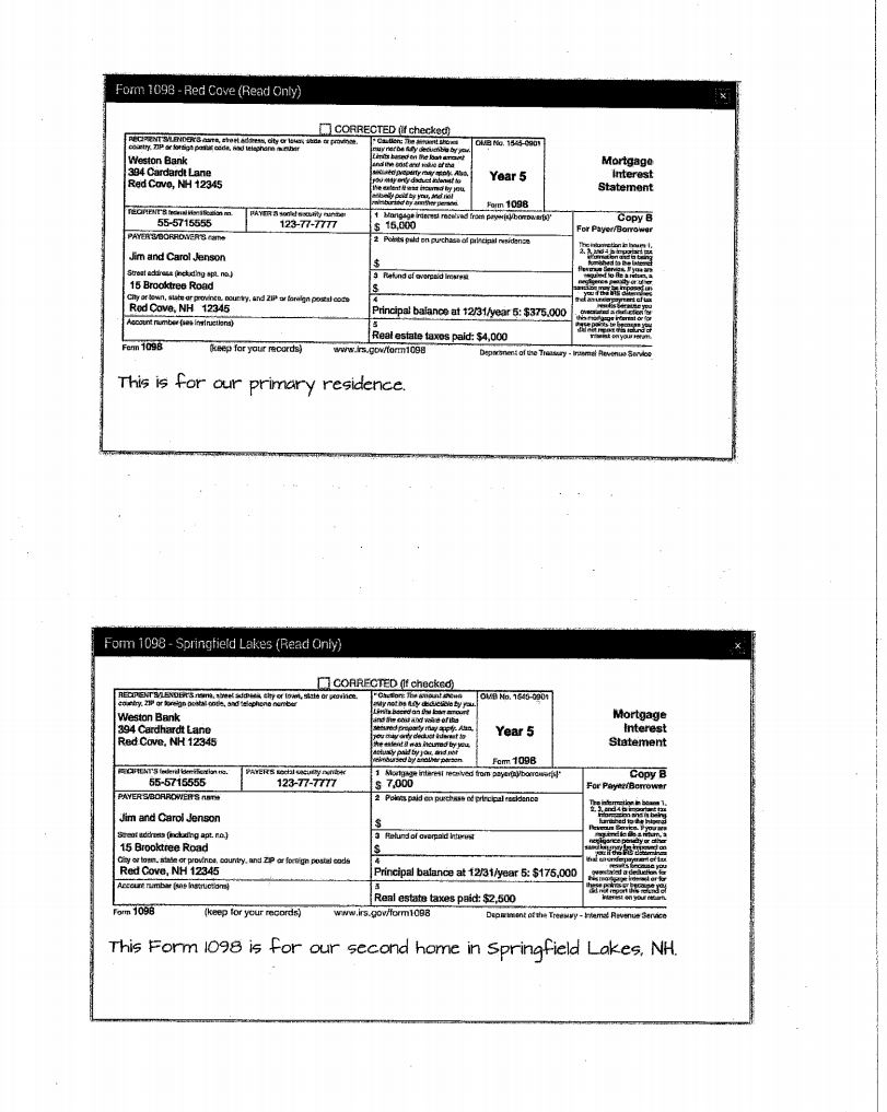of this document. Based on the interview notes and the documents below,