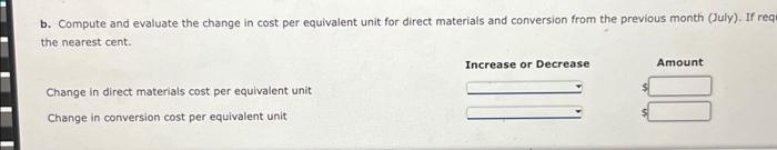 Brew Coffee Company Cost of Production Report-Roasting Department For the Month Ended