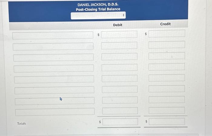 30 Bal. & 300 \end{tabular} Listed below are the transactions of Daniel